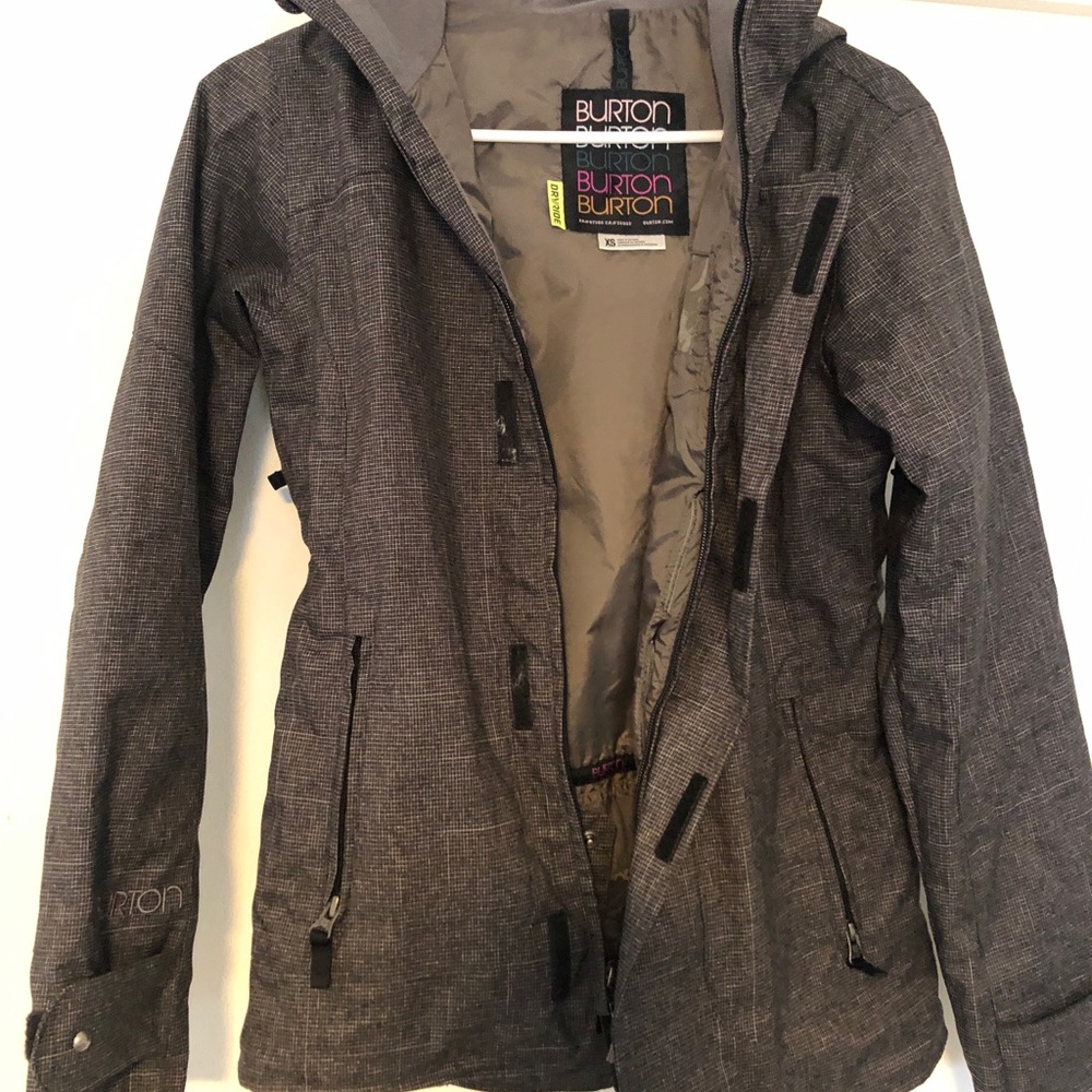 Burton XS Gray Snowboarding Jacket